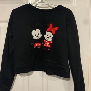 Disney crop top sweater